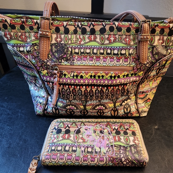 Sakroots Handbag & Wallet Set - Picture 2 of 7